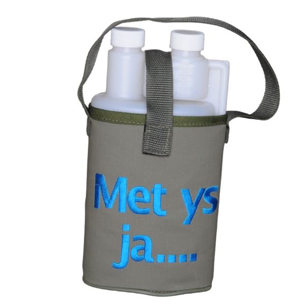 <b>Thirst Aid Large Bottle<br>Met ys ja... – 1L</b><br>14 cm (l) x 8 cm (w) x 26 cm (h)